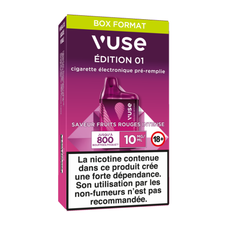 Puff Box Saveur Fruits Rouges Intense à 8 49 Puff Vuse Pas Cher