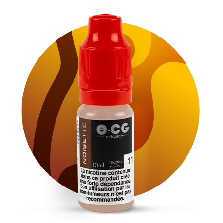 E-liquide noisette ECG franais 10ml - Saveur gourmande premium E-liquide noisette ECG franais 10ml - Saveur gourmande premium