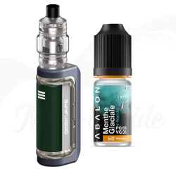 Pack M100 + E-Liquide Menthe Glaciale 10 mg/ml Abalon