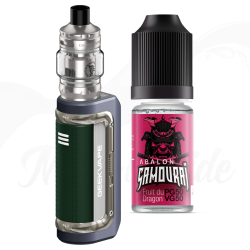 Pack M100 + E-Liquide Samourai 10 mg/ml Abalon