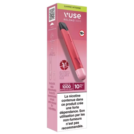 Puff rechargeable fraise ice Vuse