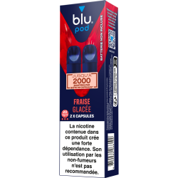 Capsules Fraise Glacée Blu Bar