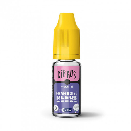 E-liquide Framboise Bleue 10 ml Cirkus | Fruit & Doux | PG/VG 50/50 E-liquide Framboise Bleue 10 ml Cirkus | Fruit & Doux | PG/VG 50/50