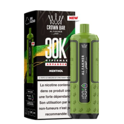 Hyper Max Advanced 30k Menthol Crown Bar by Al Fakher