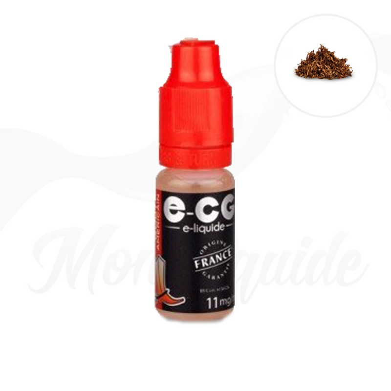 3,90€ E-liquide goût cubain ECG, E liquide tabac E-CG pas cher