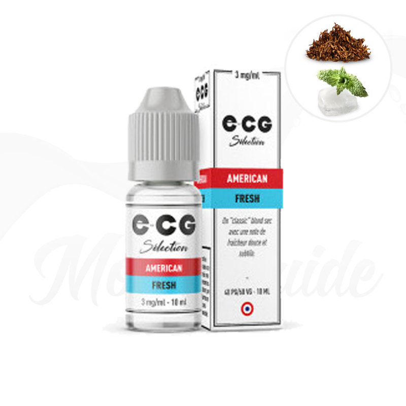3,90€ E-liquide goût mangue ECG Fabriqué en France - Flacon de 10ml E-CG  pour cigarette électronique